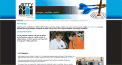 Desktop Screenshot of jettyresearch.com.au